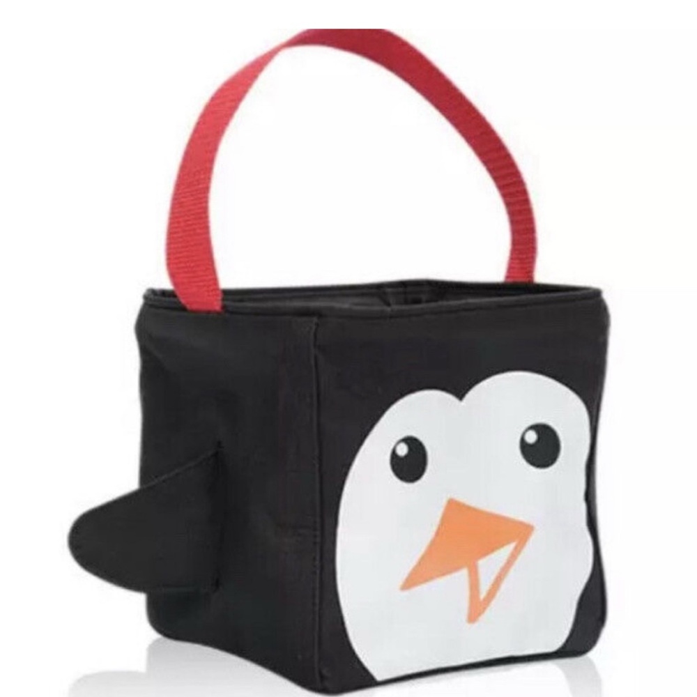 Thirty one Penguin Pal Littles Carry All Caddy penguin tote holiday bag NIP